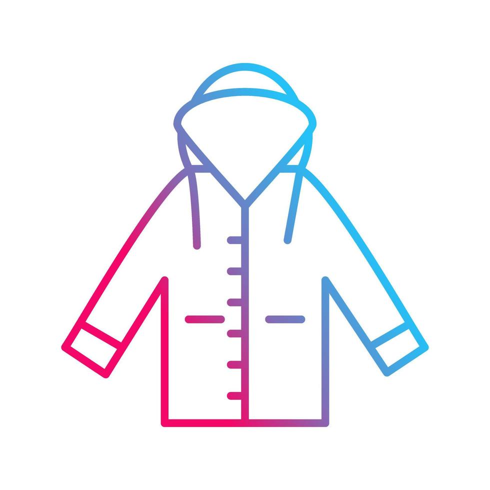 Raincoat Vector Icon