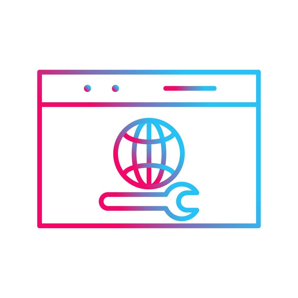 Unique Web Support Vector Icon