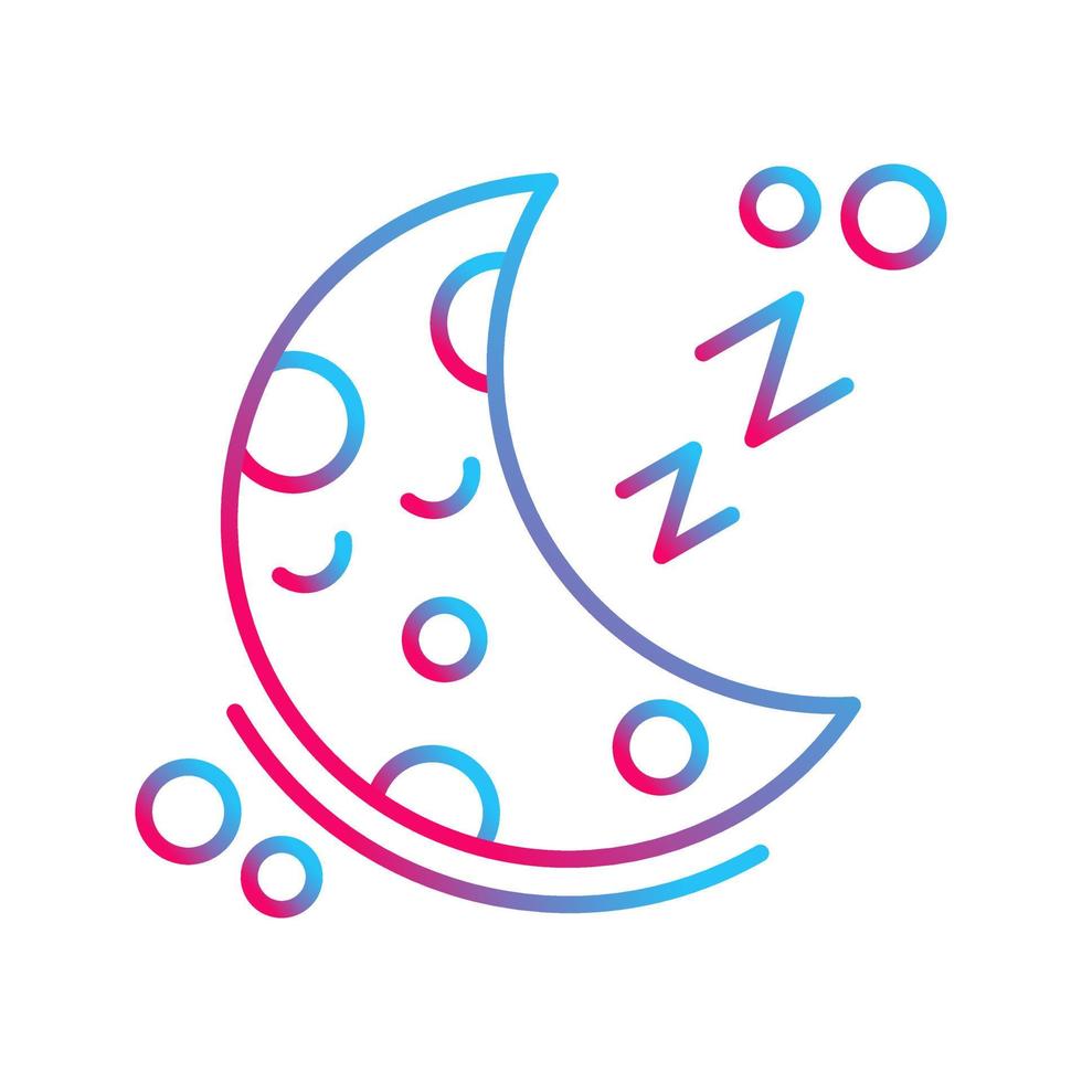 icono de vector de dormir