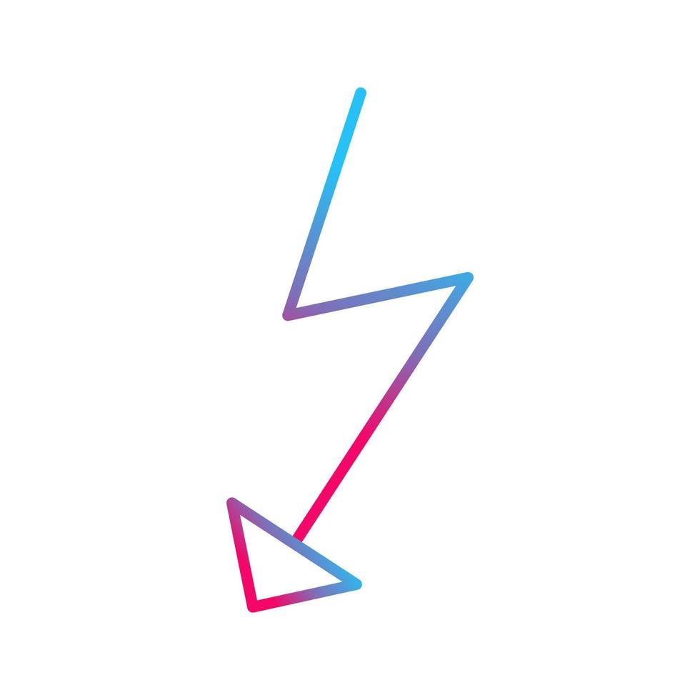 Unique Flash Vector Icon