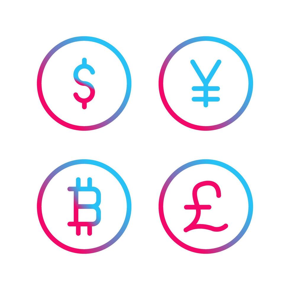 Currency Symbols Vector Icon