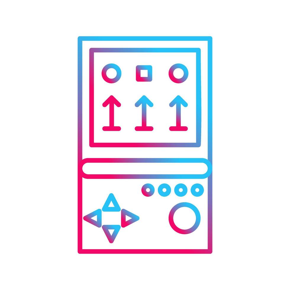Unique Brick Game Vector Icon