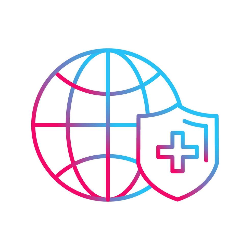 Global Protection Vector Icon