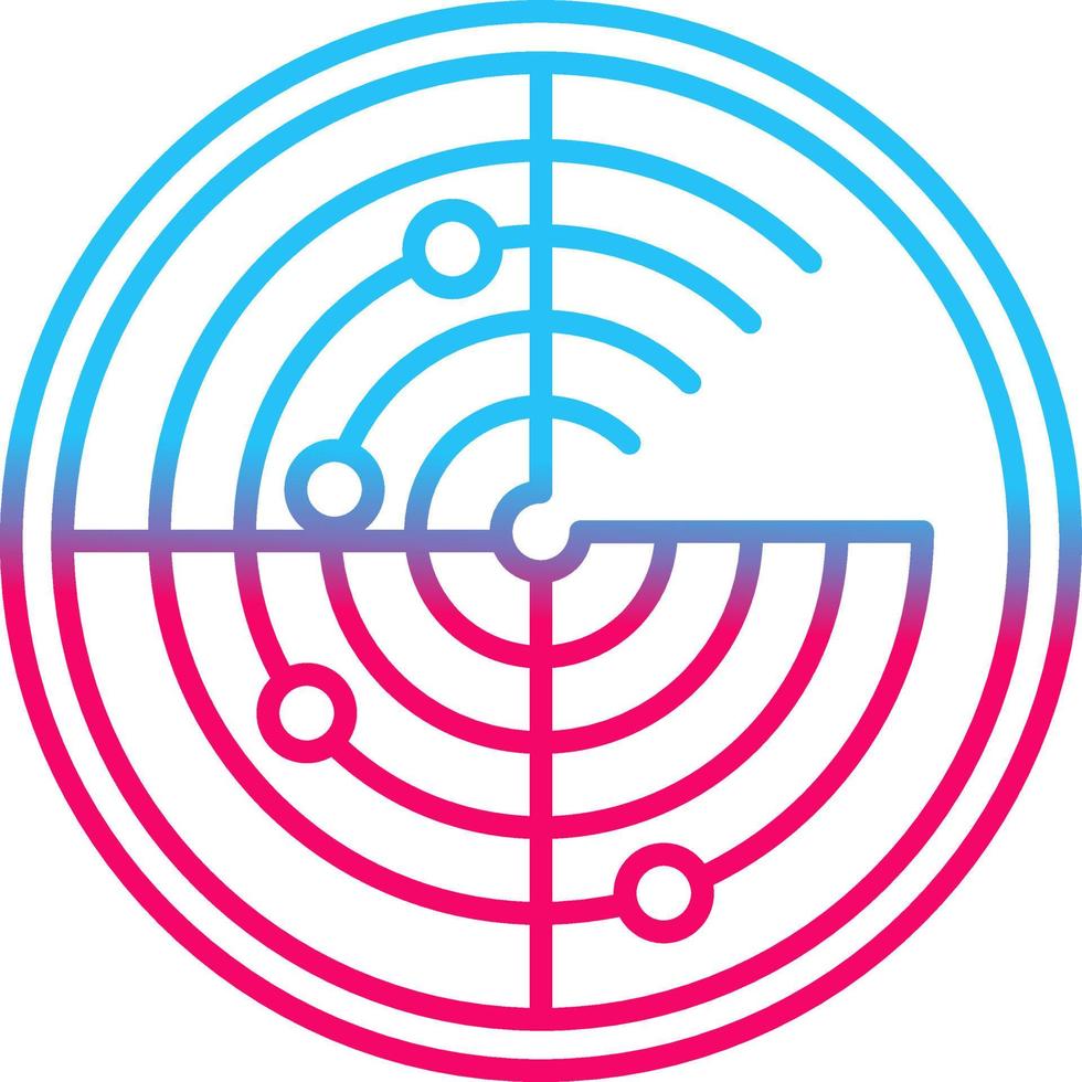 Radar Vector Icon