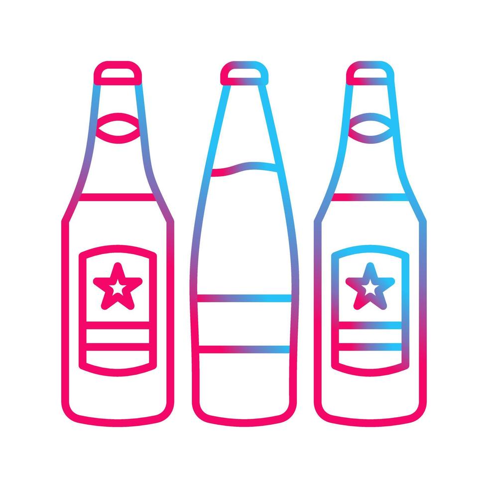 Beer Bottles Vector Icon