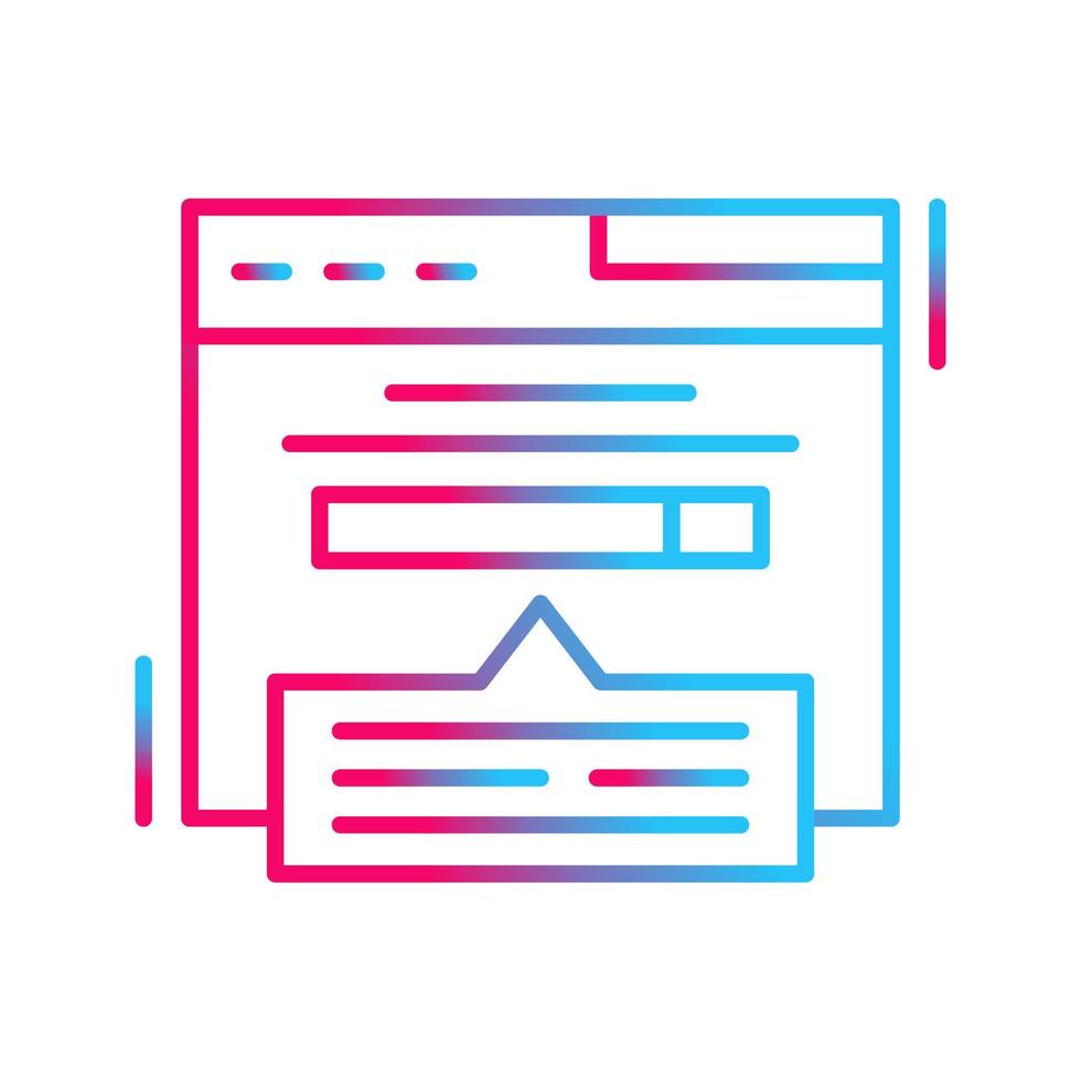 Keyword Search Vector Icon