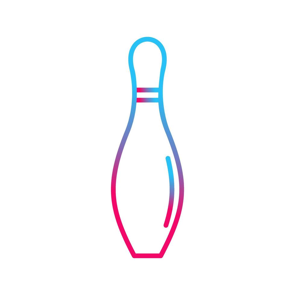 Bowling Pin Vector Icon