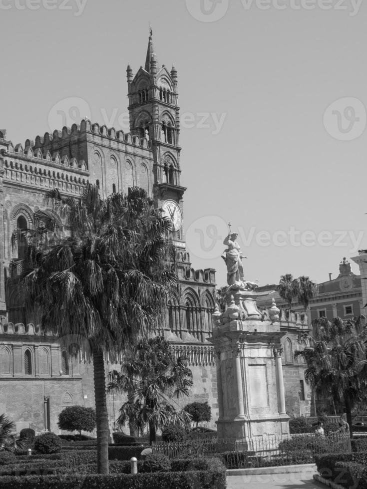 palermo city in italy photo
