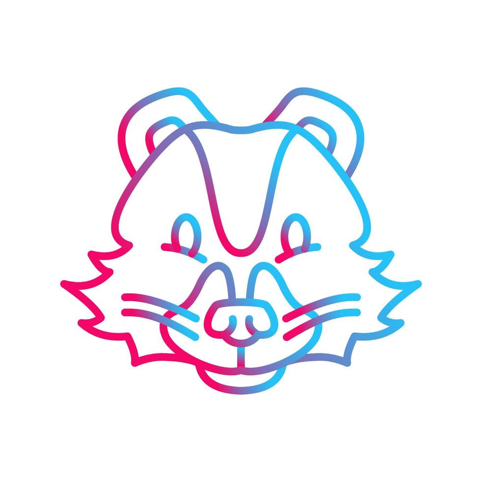 Skunk Vector Icon