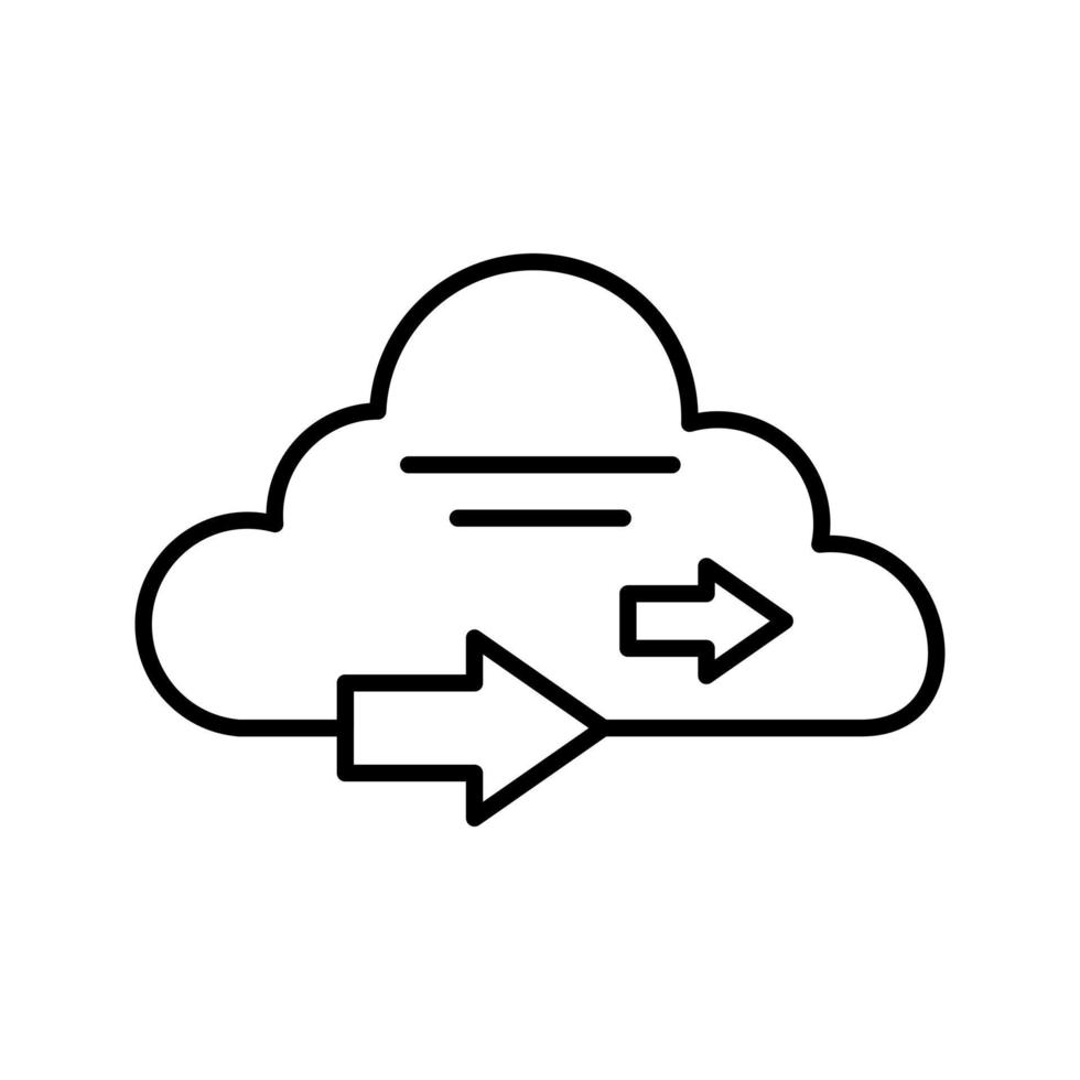 Cloud Computing Vector Icon
