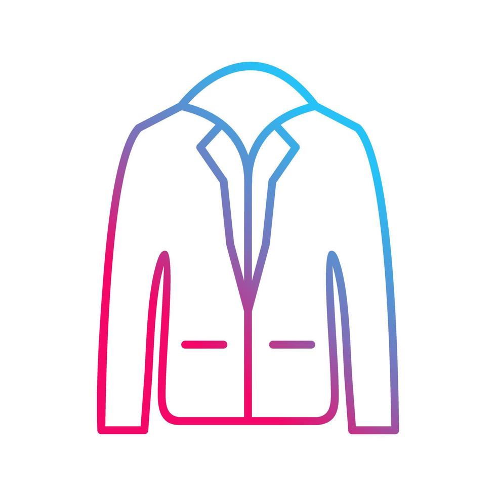 icono de vector de chaqueta elegante