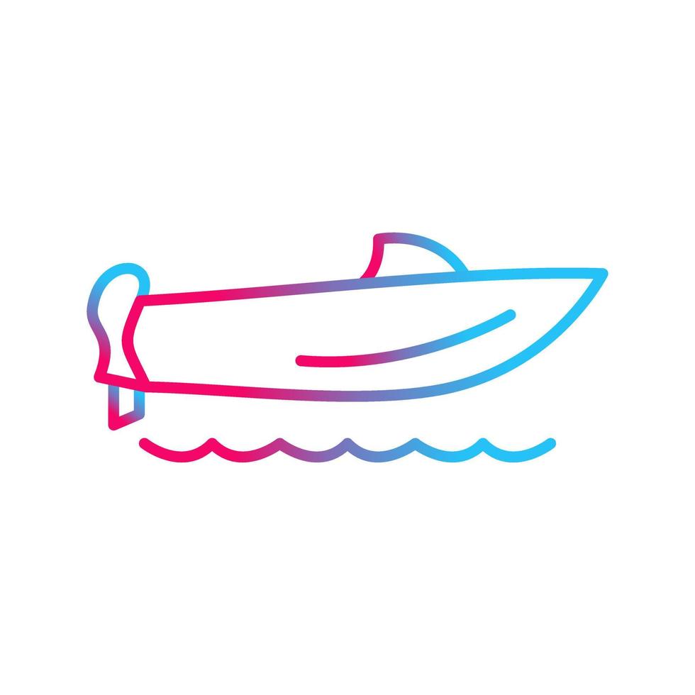 Speed Boat Vector Icon