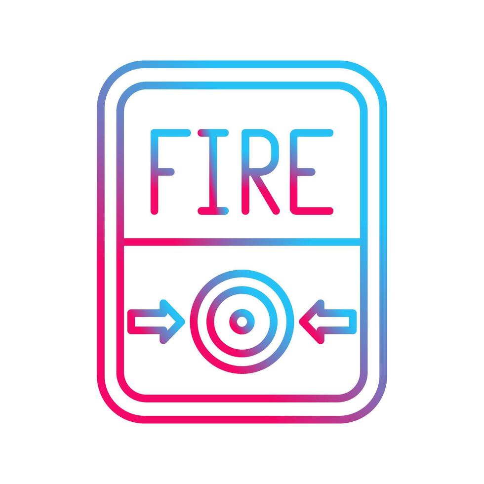 Fire Button Vector Icon