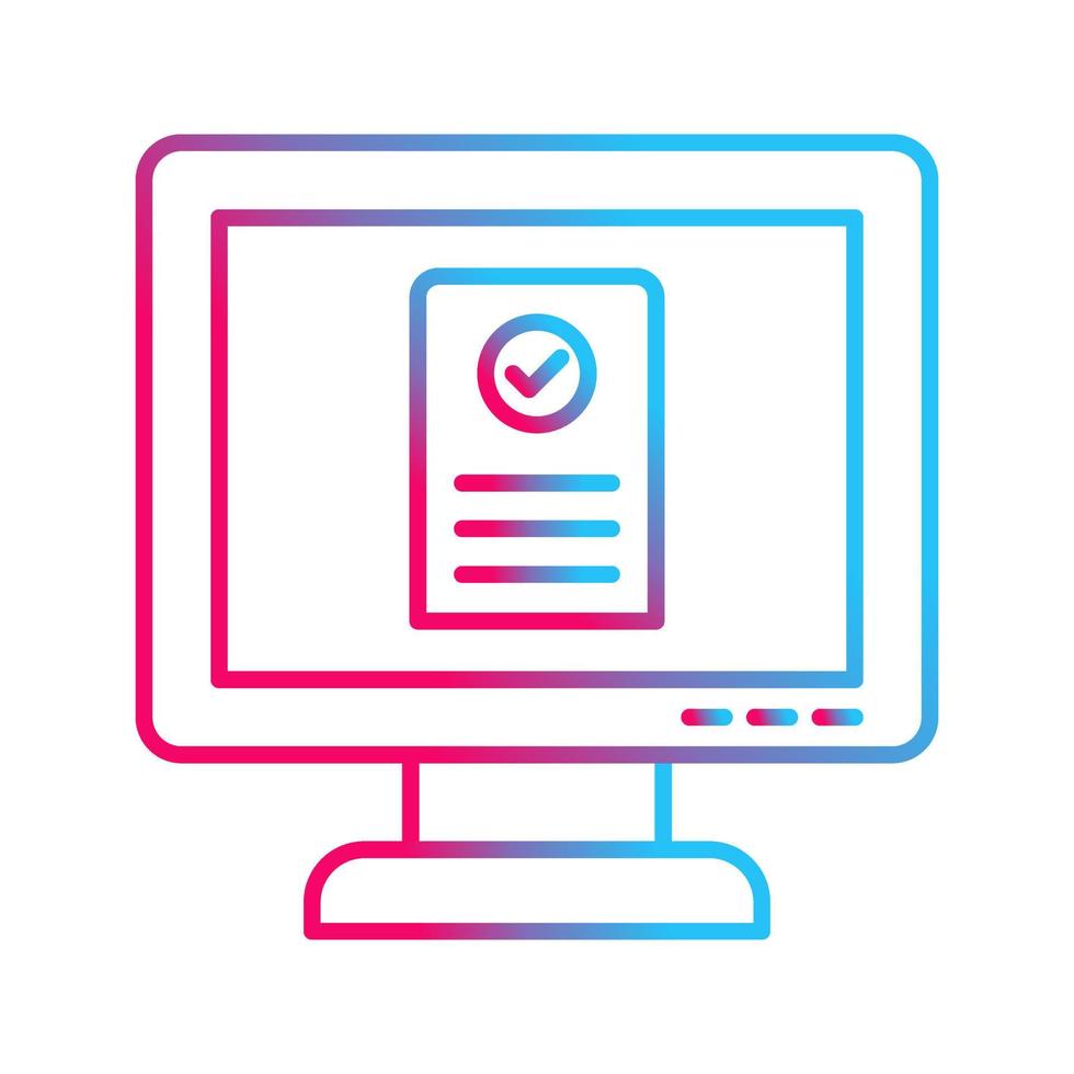 Online appointment Vector Icon