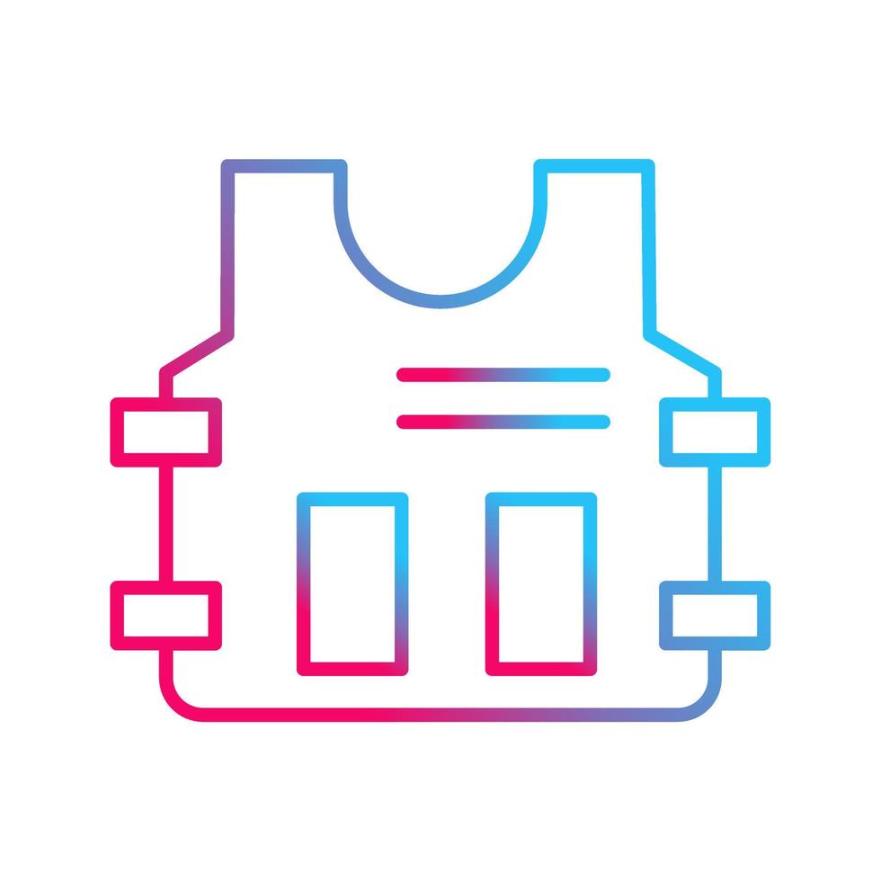 Police Vest Vector Icon