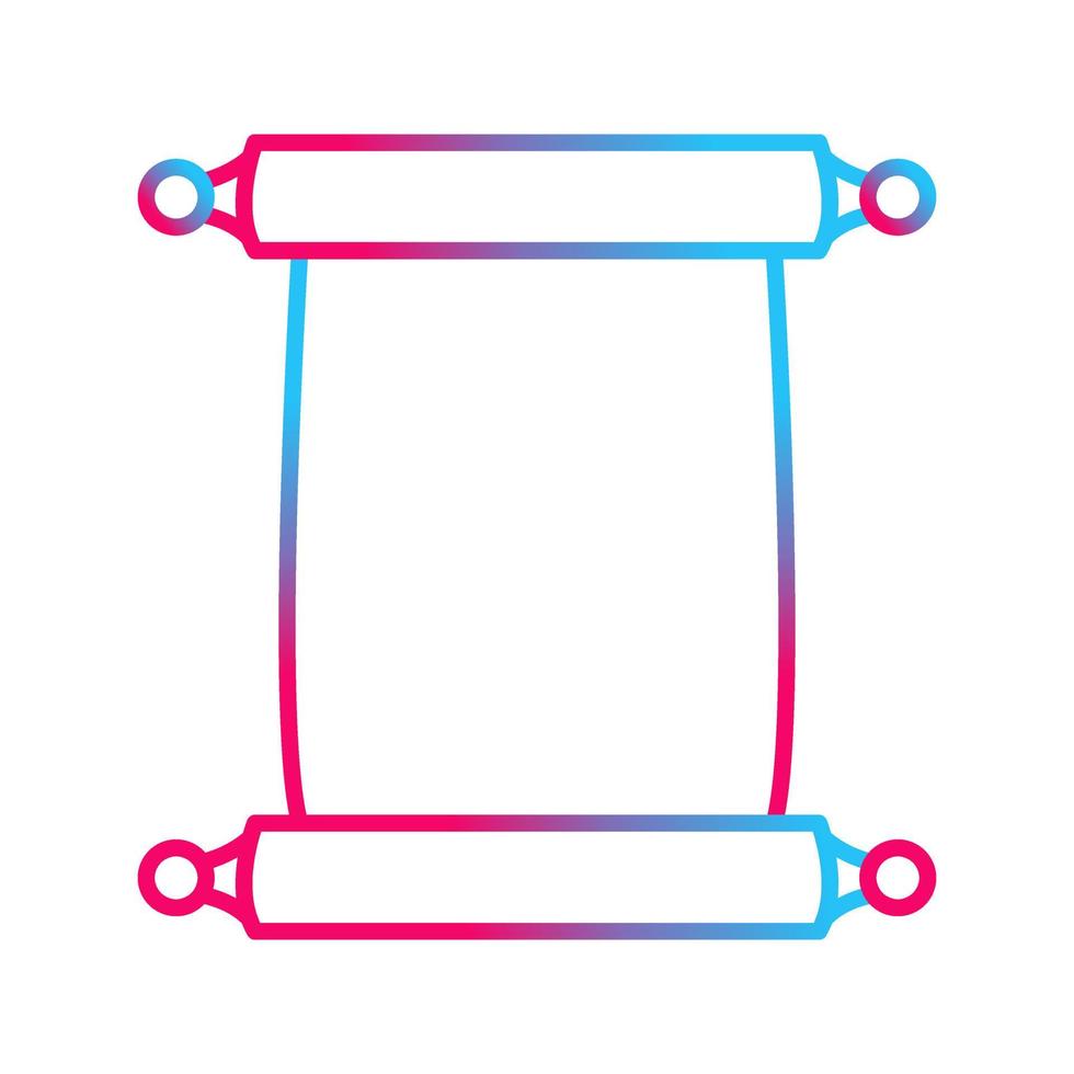 Scroll of Paper Vector Icon