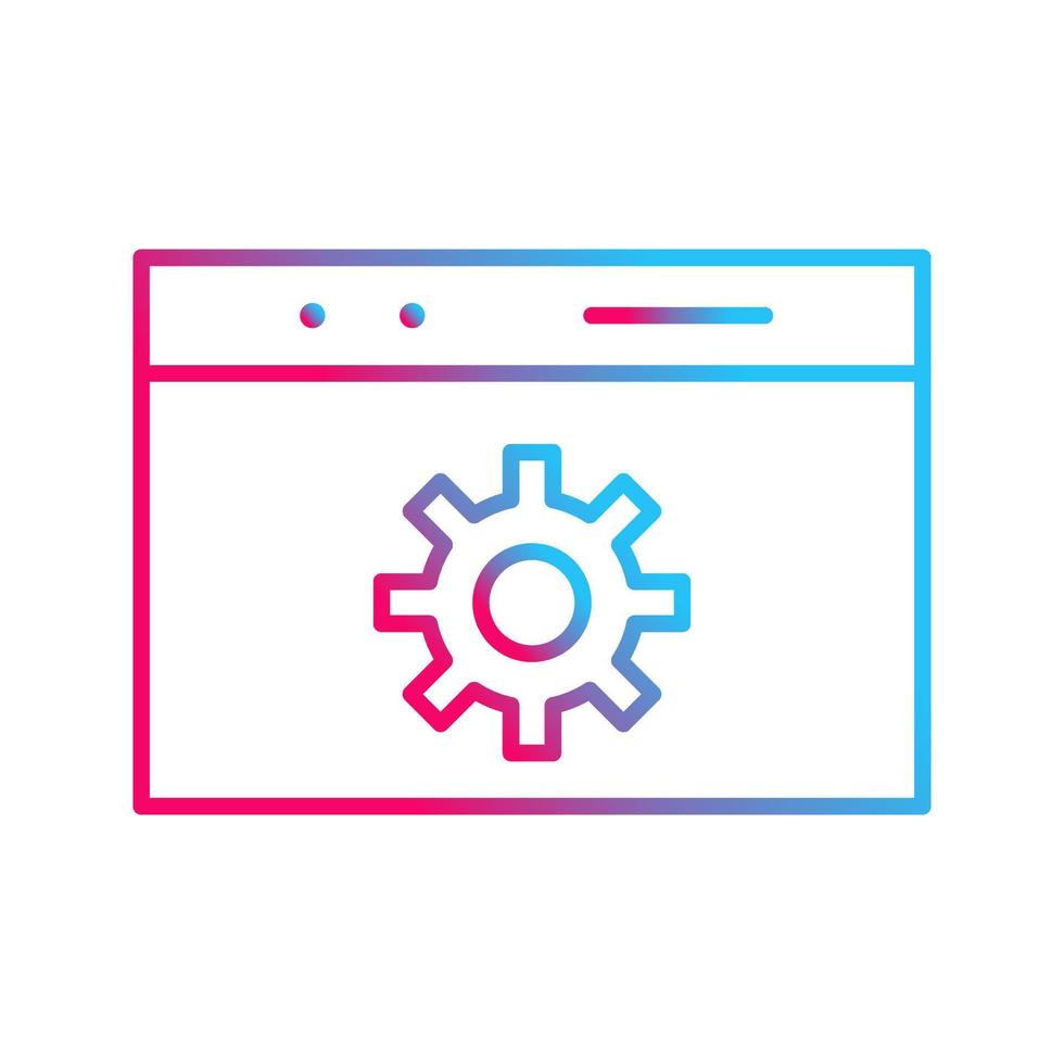 Unique Web Optimization Vector Icon