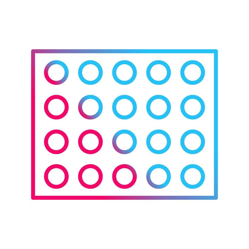 Colored Palette Vector Icon