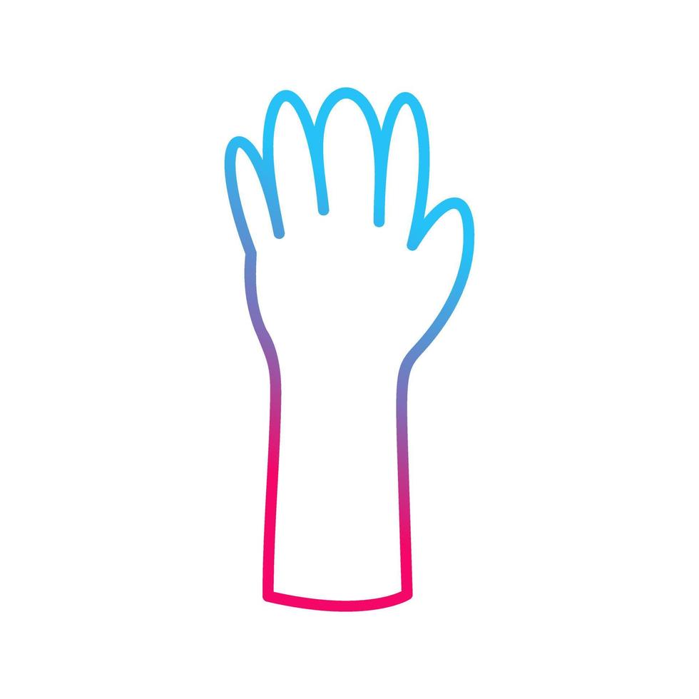 Unique Gloves Vector Icon