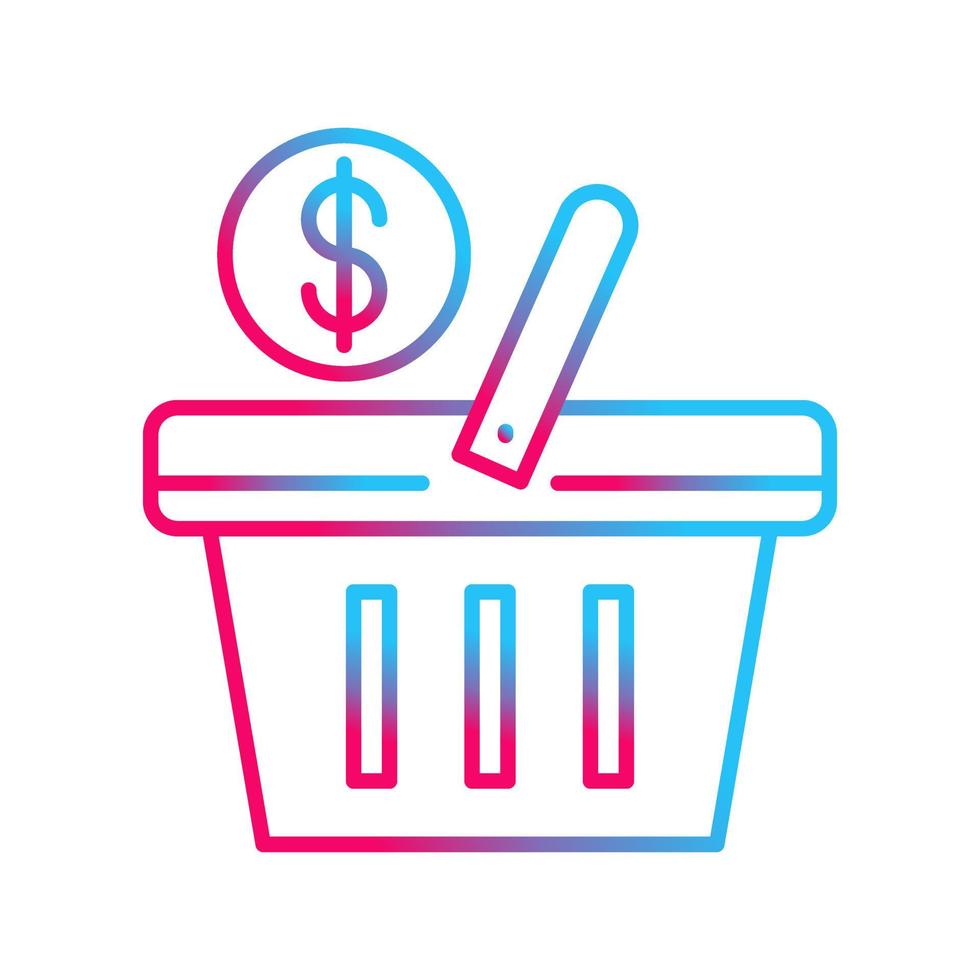 Shopping Basket Vector Icon