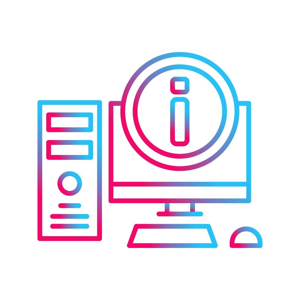 Computer Vector Icon