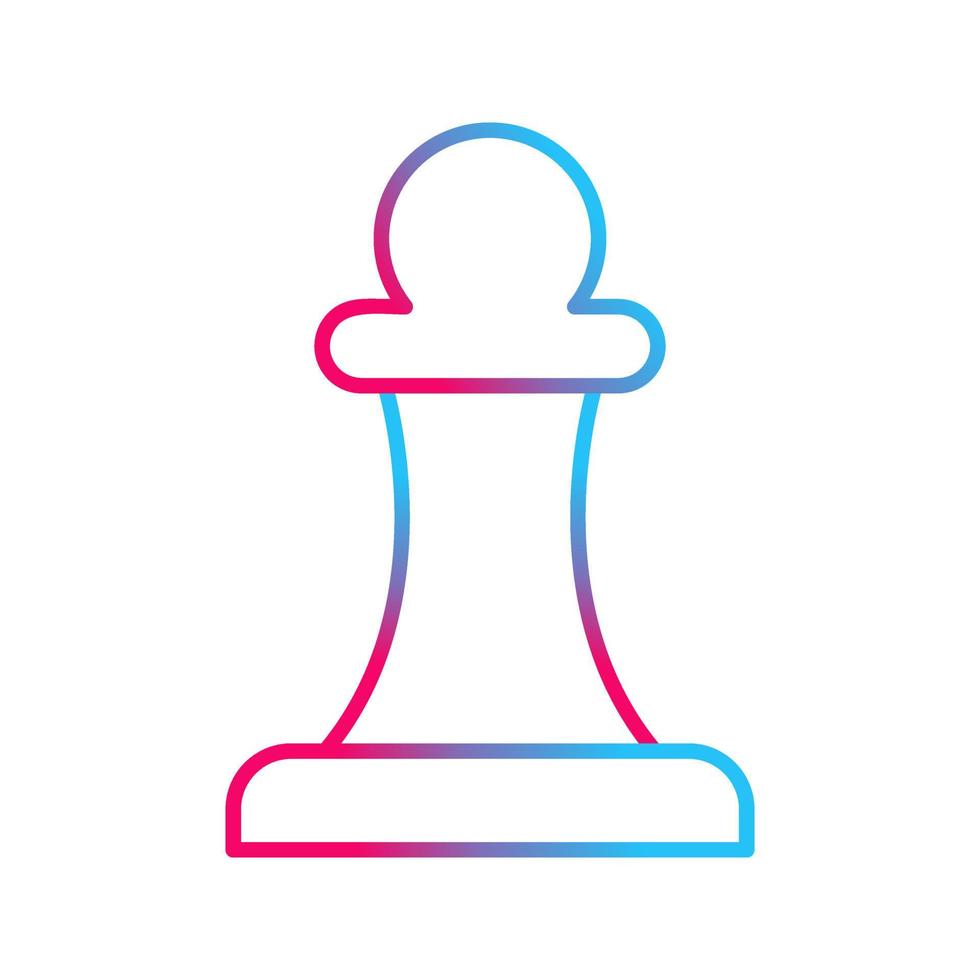 Unique Pawn Vector Icon
