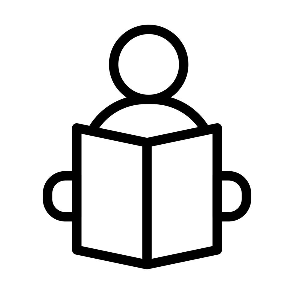 Reading Icon Design vector