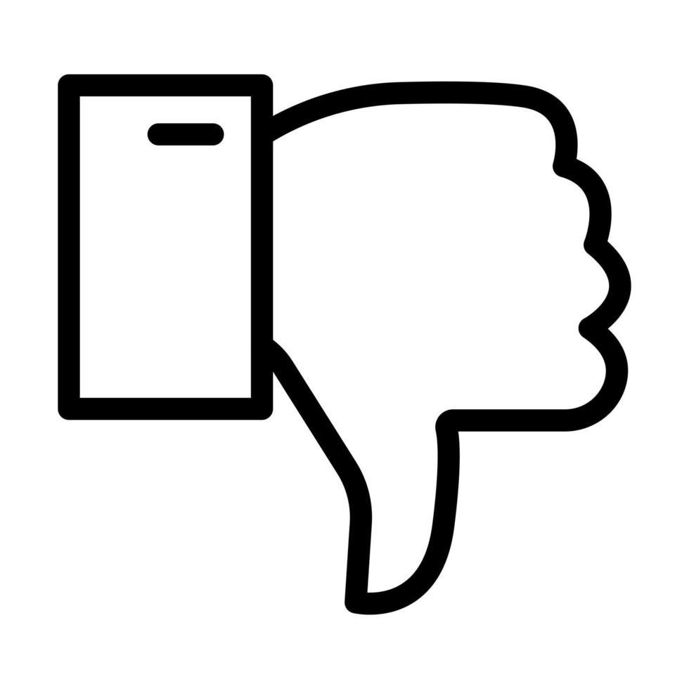 Dislike Icon Design vector