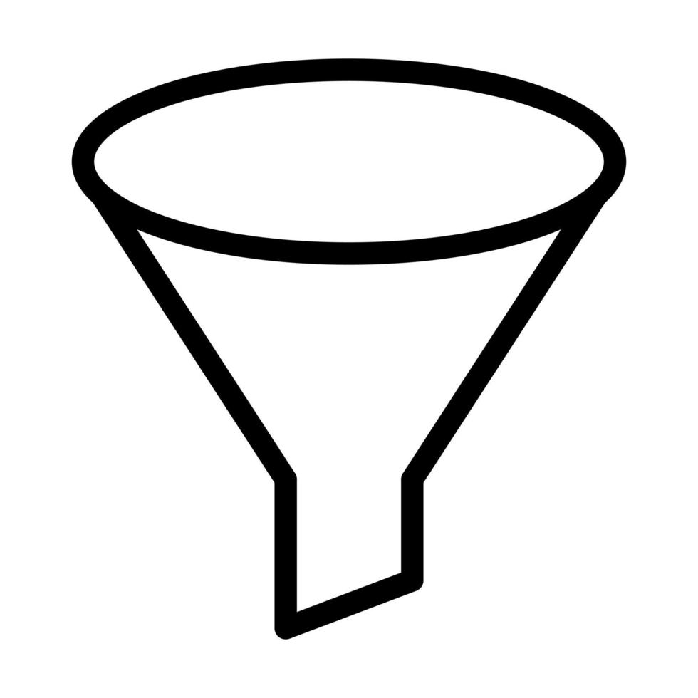 Funnel Icon Design vector