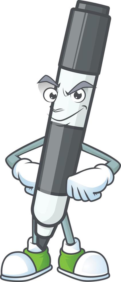 Black White Board Marker Vector