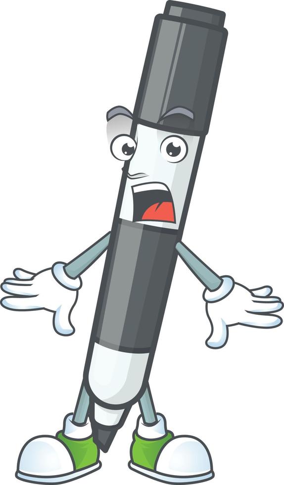 Black White Board Marker Vector