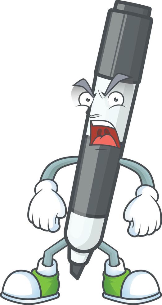 Black White Board Marker Vector