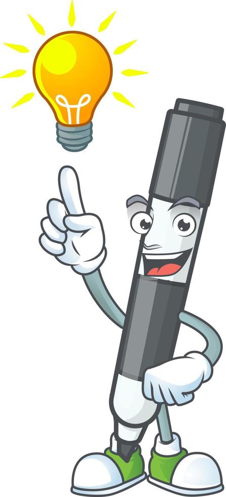 Black White Board Marker Vector