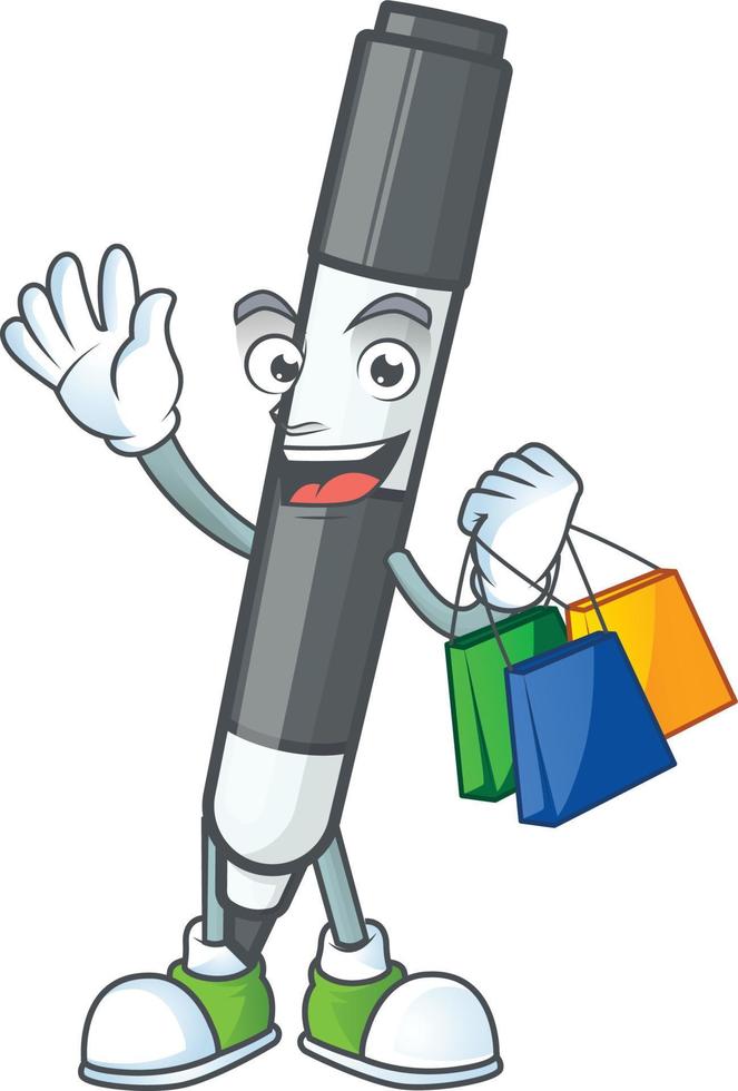 Black White Board Marker Vector