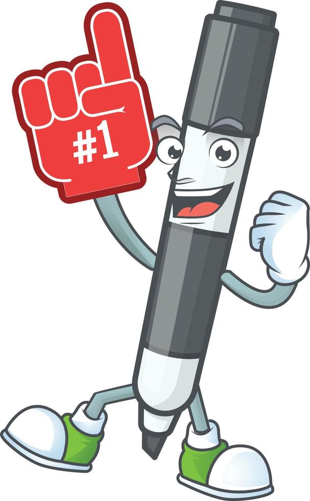 Black White Board Marker Vector