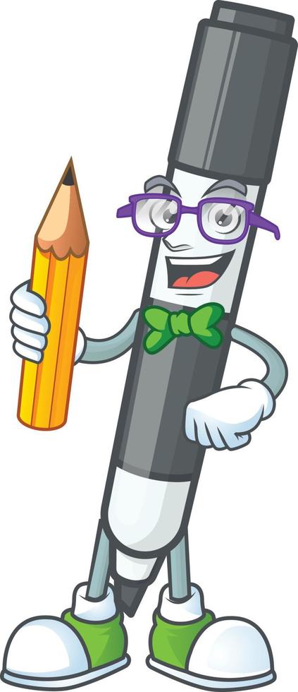 Black White Board Marker Vector