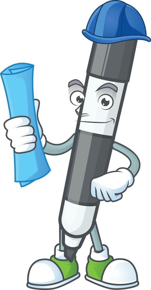 Black White Board Marker Vector