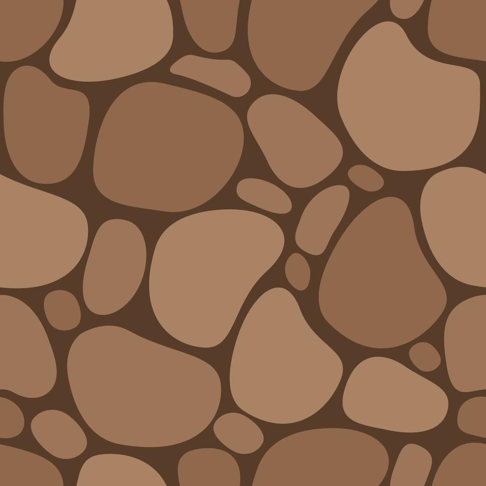 Pavement stones seamless pattern vector