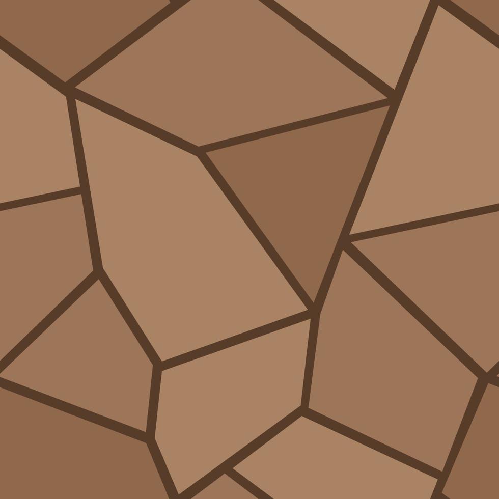 superficie de ladrillos y guijarros para un patrón sin fisuras en la pared o en el suelo vector
