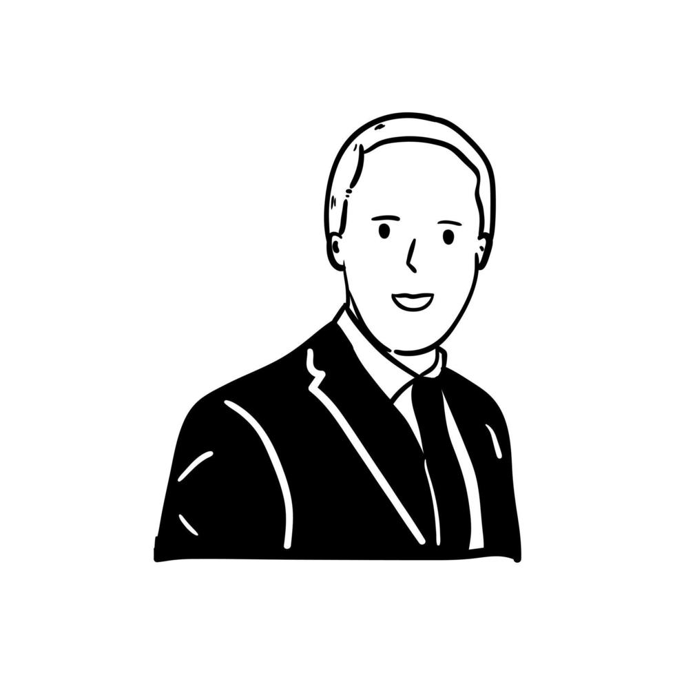 people avatar character illustration with minimalistic design vector