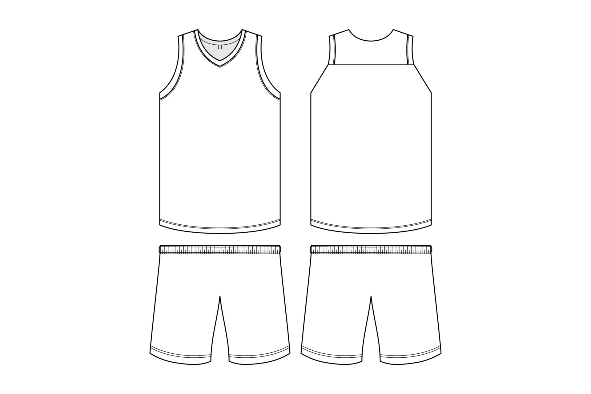 blank basketball jersey drawing