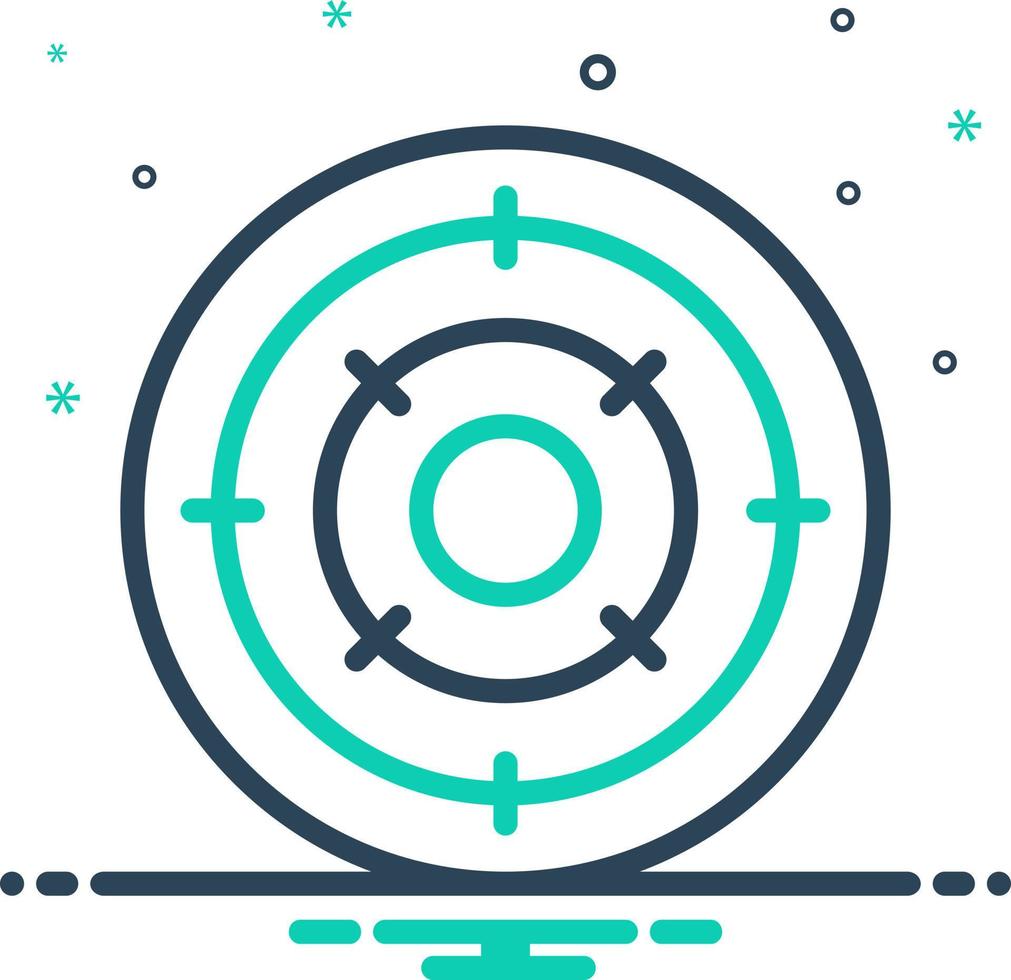 mix icon for objective vector