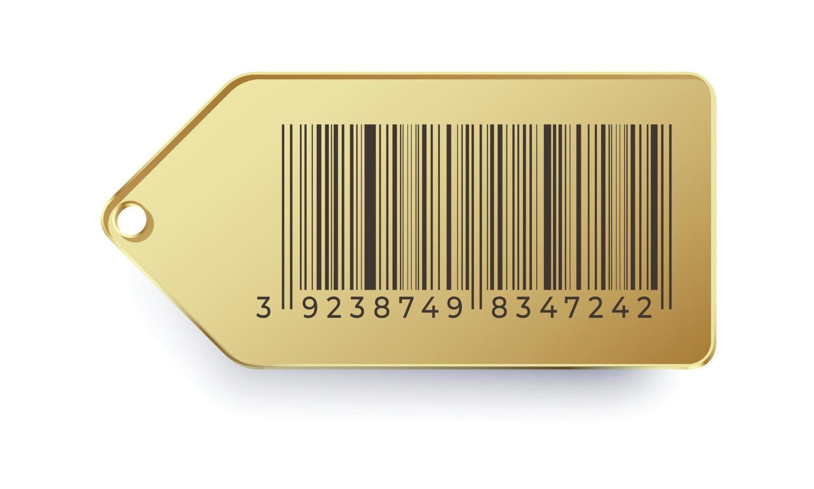 Barcode on white background. Vector illustration