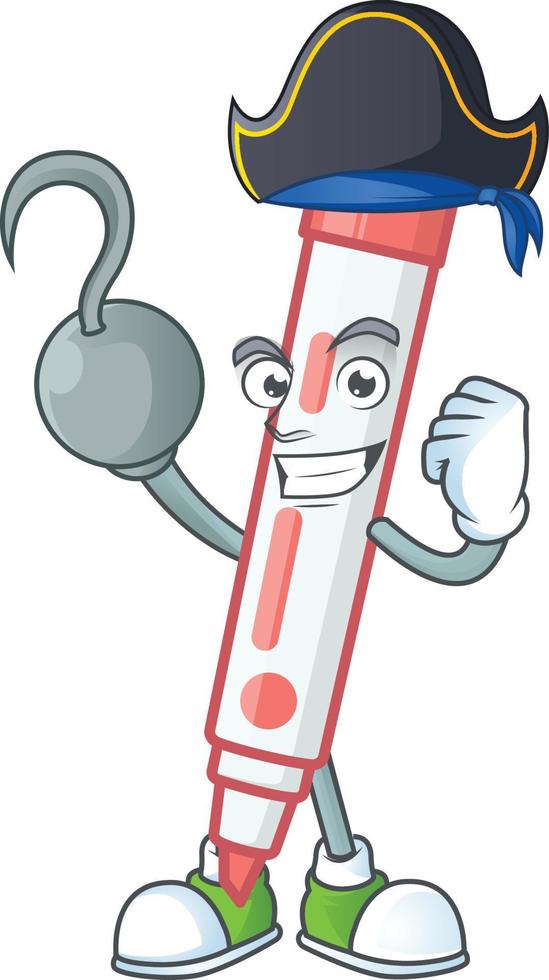 Red White Board Marker Vector