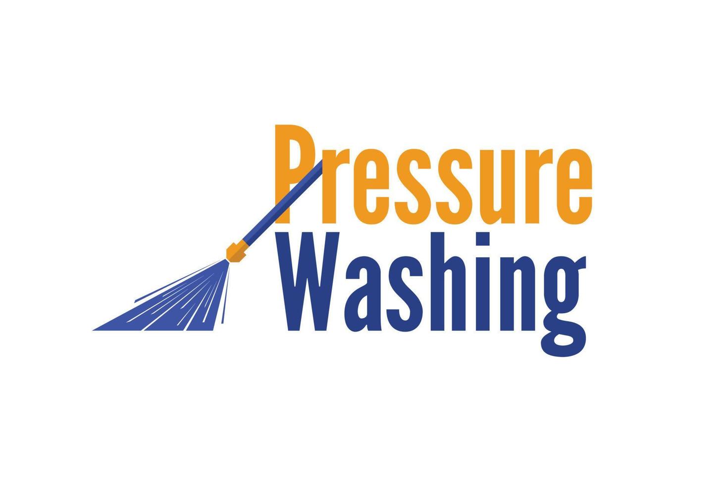 pressure washing logo. pressure washing service logo. vector