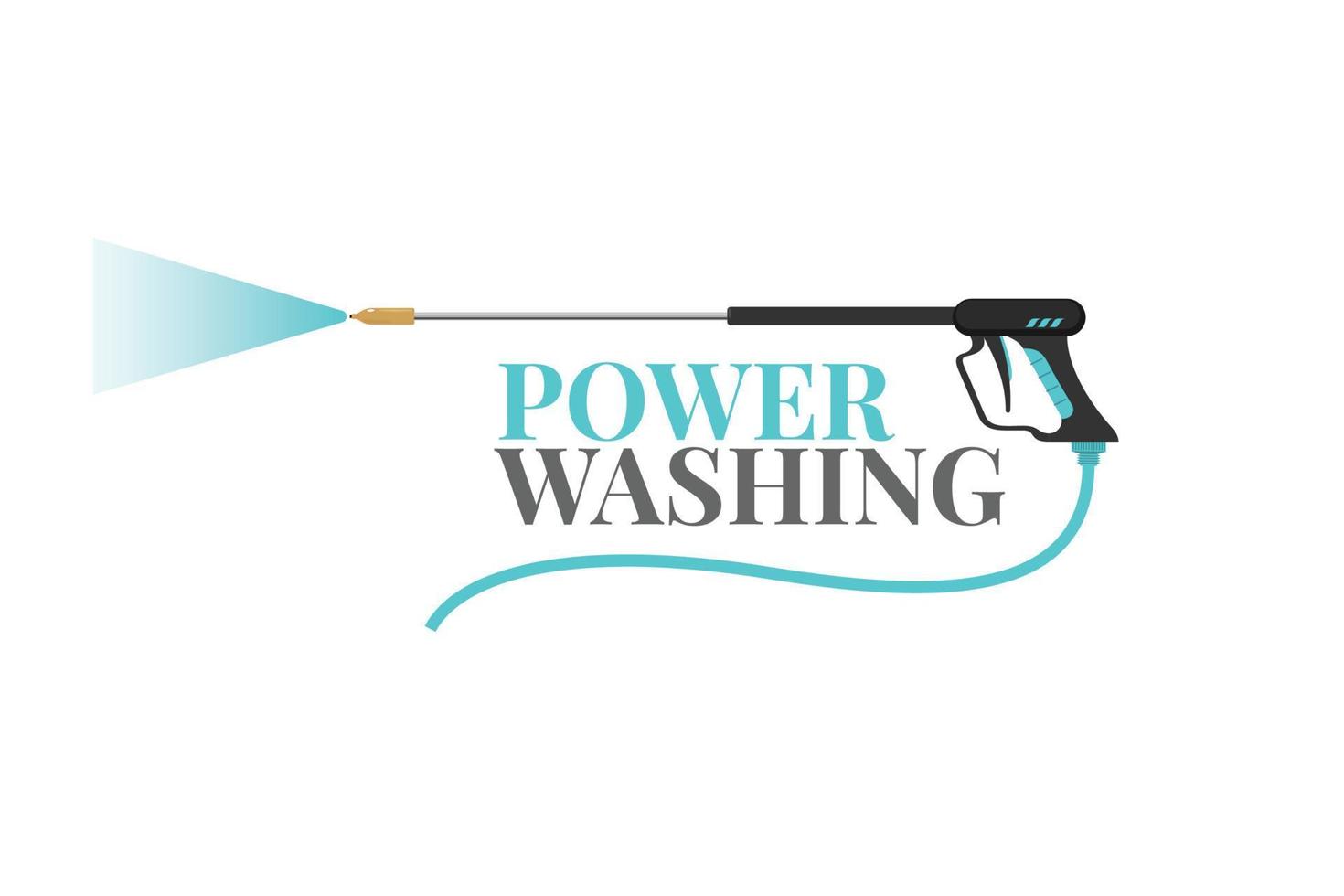 pressure washing logo. pressure washing service logo. vector