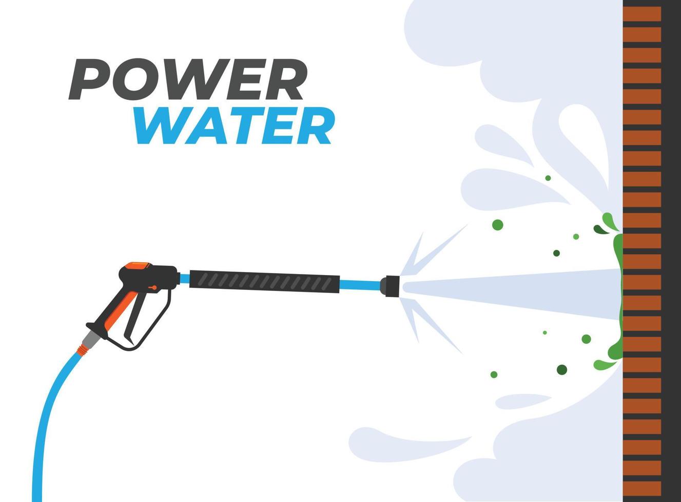 pressure washing logo. pressure washing service logo. vector