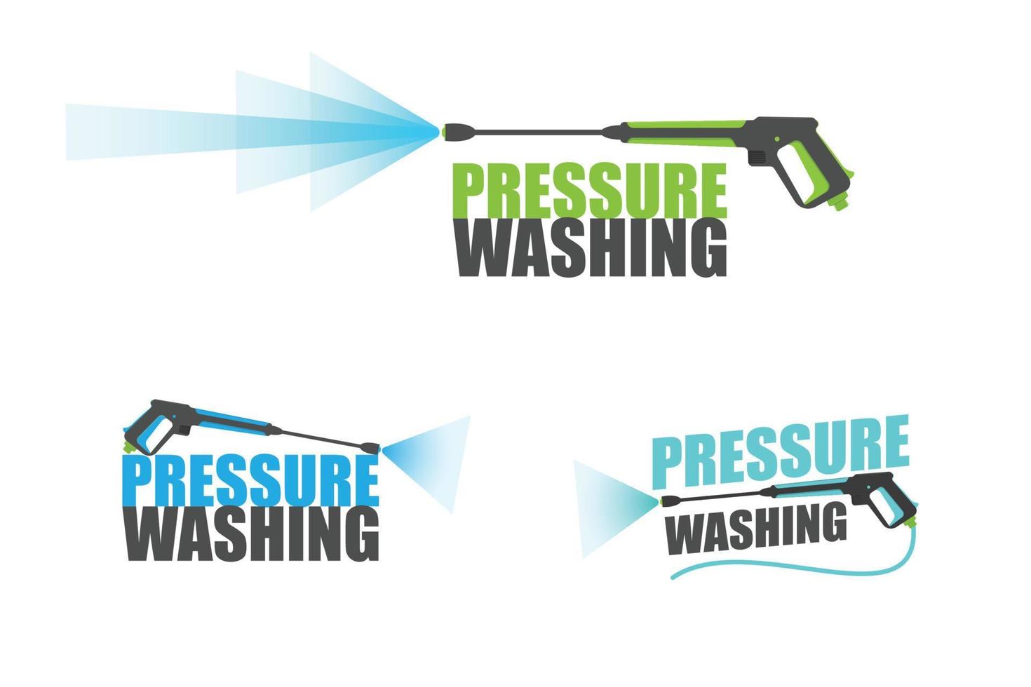 pressure washing logo. pressure washing service logo. vector