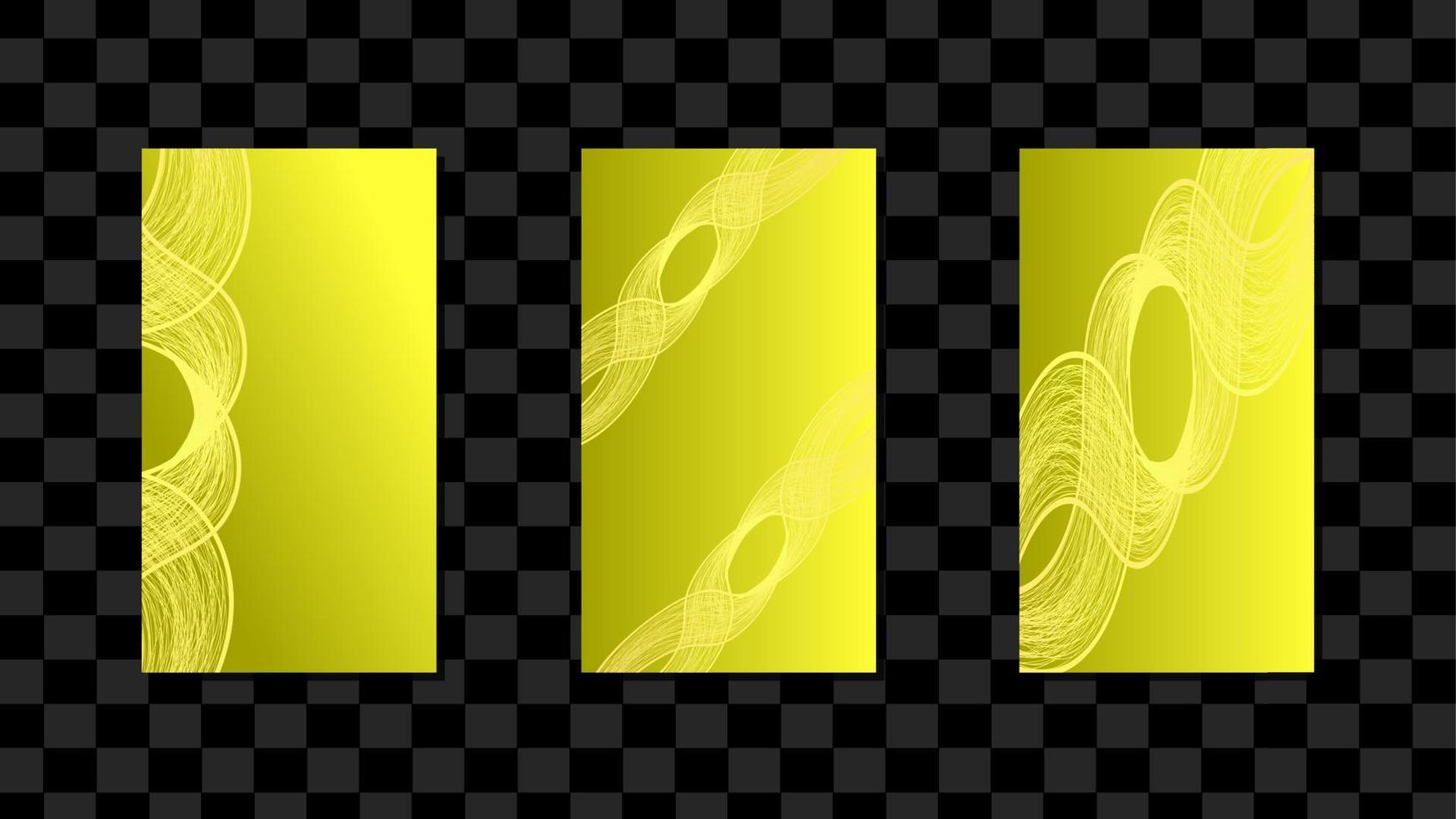 Abstract mockup yellow gradient art. Suitable for posts, banners design and layout design template for brochure. Vector fashion backgrounds