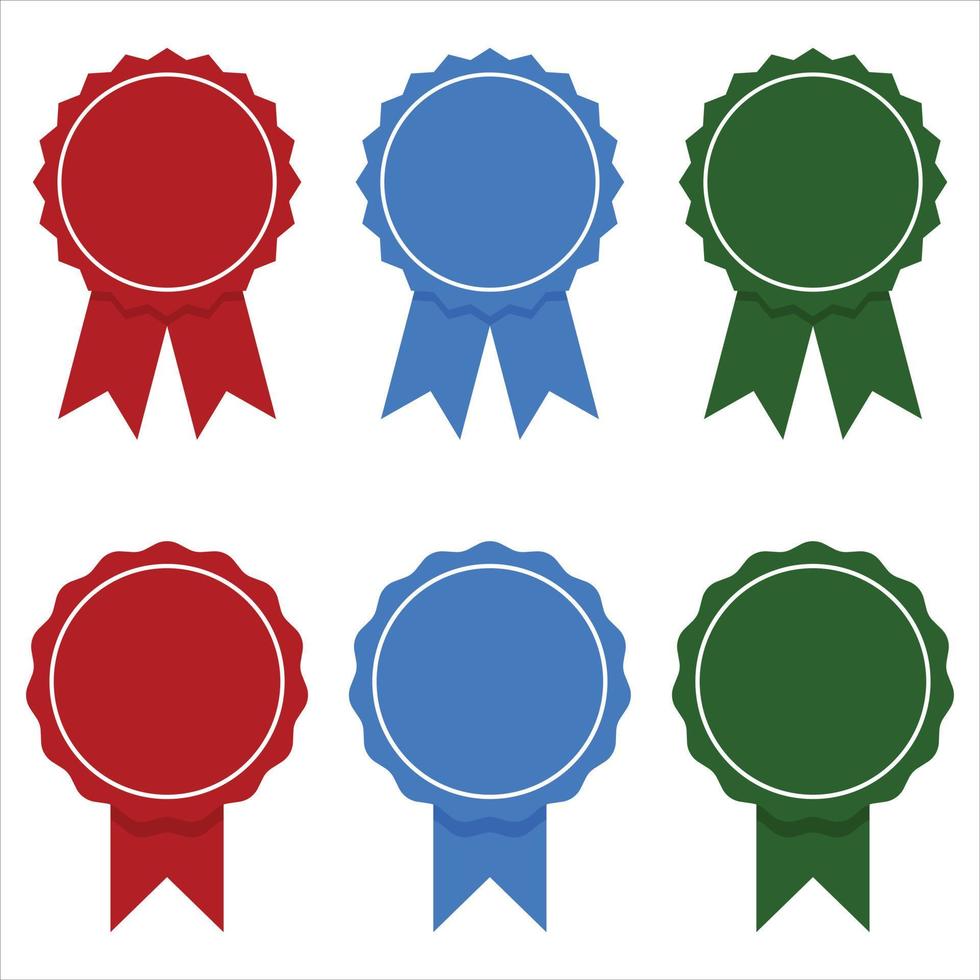 Collection of awards vector